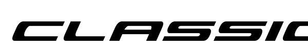 Classic Cobra font preview