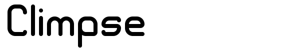 Climpse font