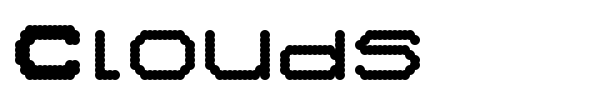 Clouds font