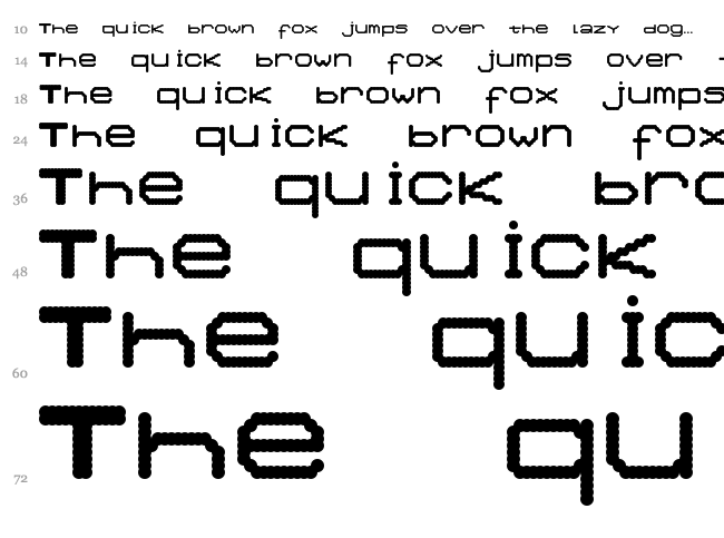 Clouds font waterfall