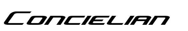 Concielian font preview