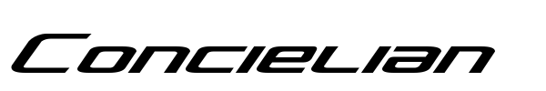 Concielian font preview