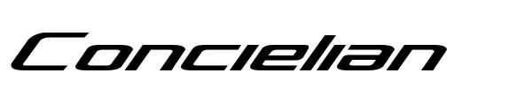 Concielian font preview