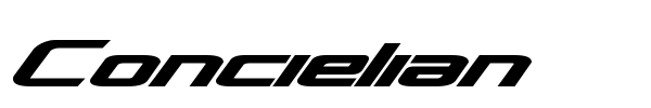 Concielian font preview