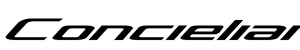 Concielian font preview