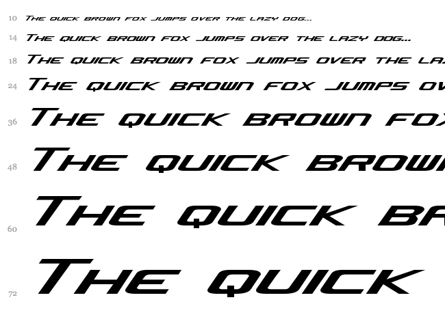 Concielian font waterfall
