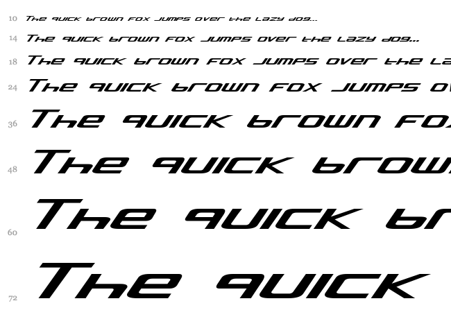 Concielian font waterfall