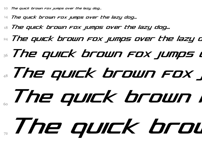 Concielian font waterfall