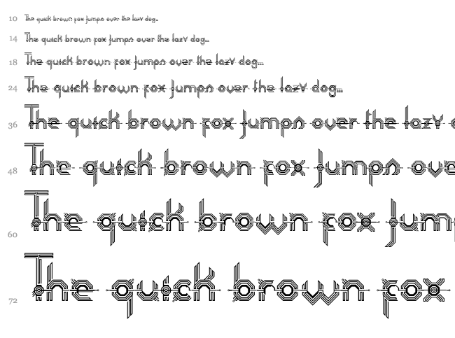 Connexion font waterfall