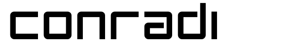 Conradi font