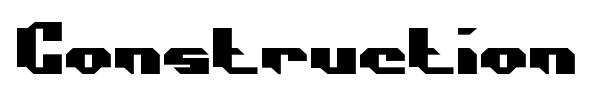 Construction font