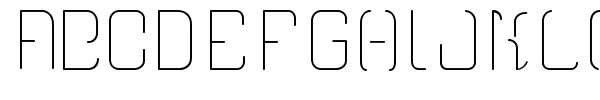 CR21 Modern font