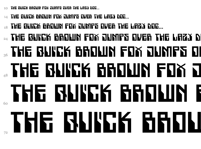 Crackwhore font waterfall
