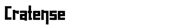 Cratense font