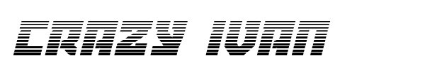 Crazy Ivan font preview