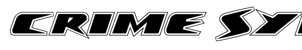 Crime Syndicate font preview
