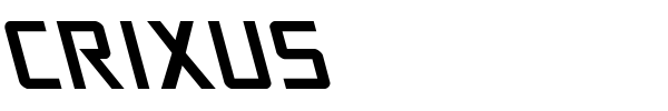 Crixus font