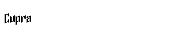 Cupra font