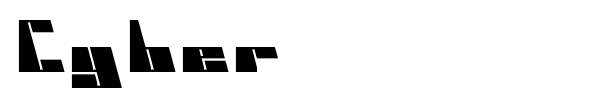 Cyber font