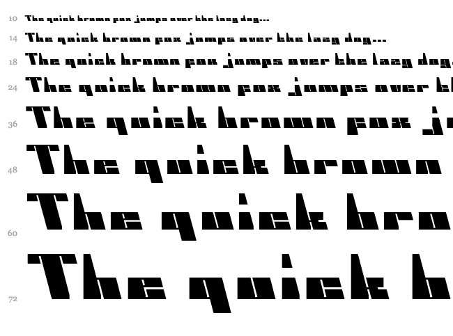 Cyber font waterfall