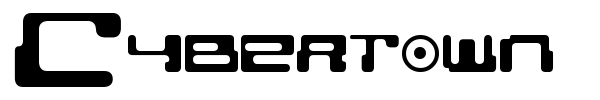 Cybertown Subterranean font