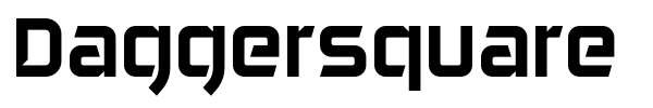 Daggersquare font