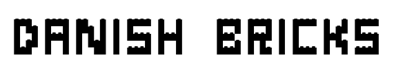 Danish Bricks font