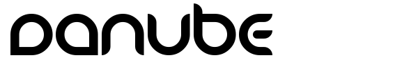Danube font preview