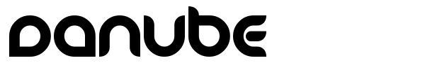 Danube font preview