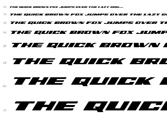 Dassault font waterfall
