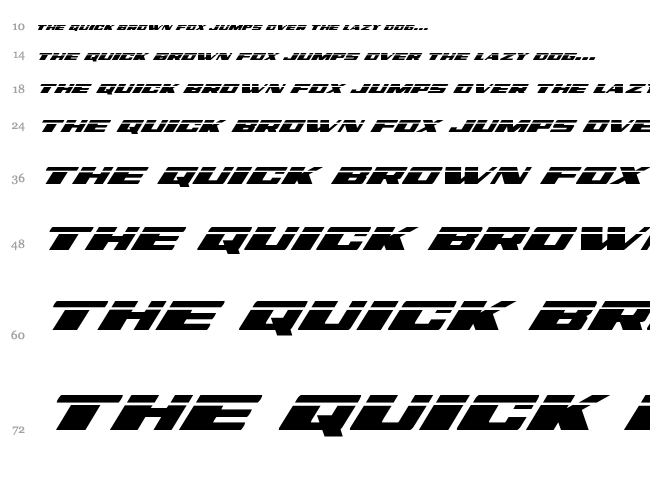 Dassault font waterfall