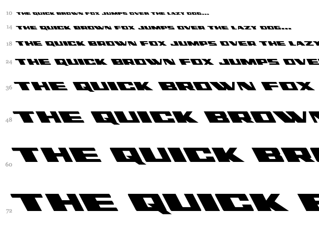 Dassault font waterfall