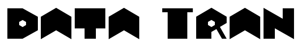 Data Transfert font