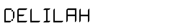 Delilah font