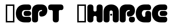 Dept Charge font