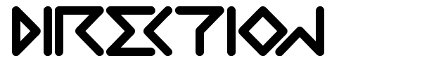 Direction font