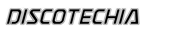 Discotechia font preview