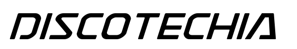 Discotechia font preview