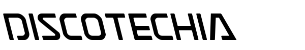 Discotechia font preview