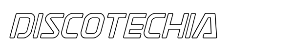 Discotechia font preview