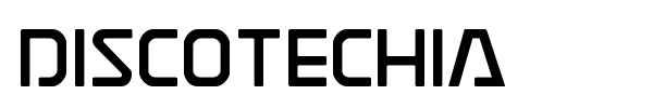Discotechia font preview