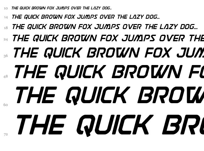 Discotechia font waterfall
