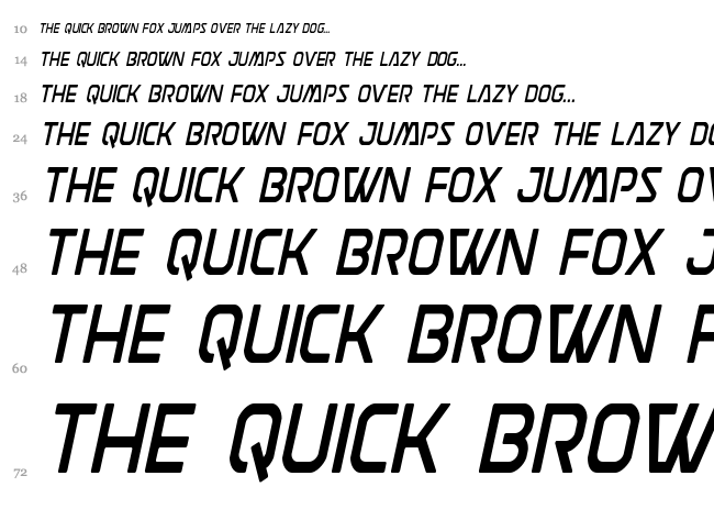Discotechia font waterfall
