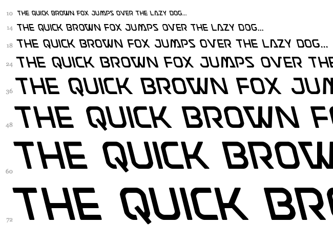Discotechia font waterfall