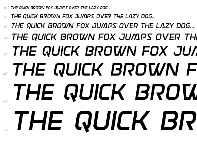 Discotechia font waterfall