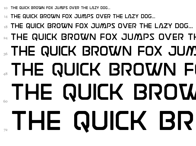 Discotechia font waterfall