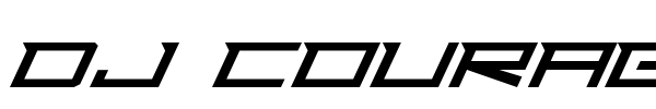 DJ Courageous font