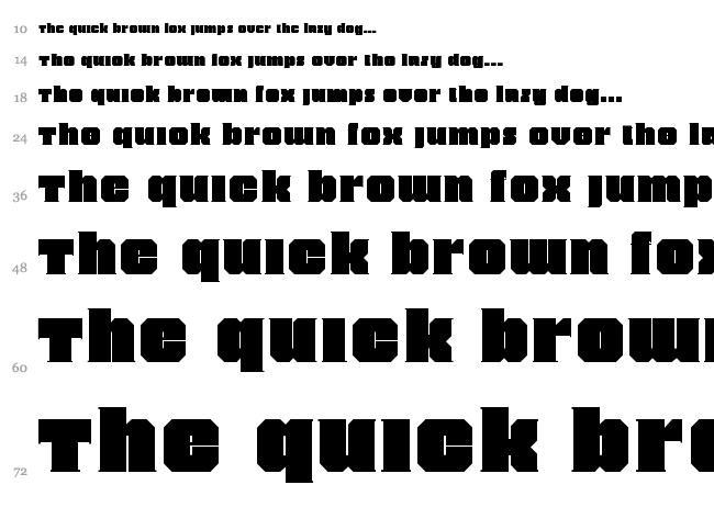 DM Yes font waterfall