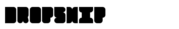 Dropship font