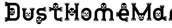 DustHomeMan font
